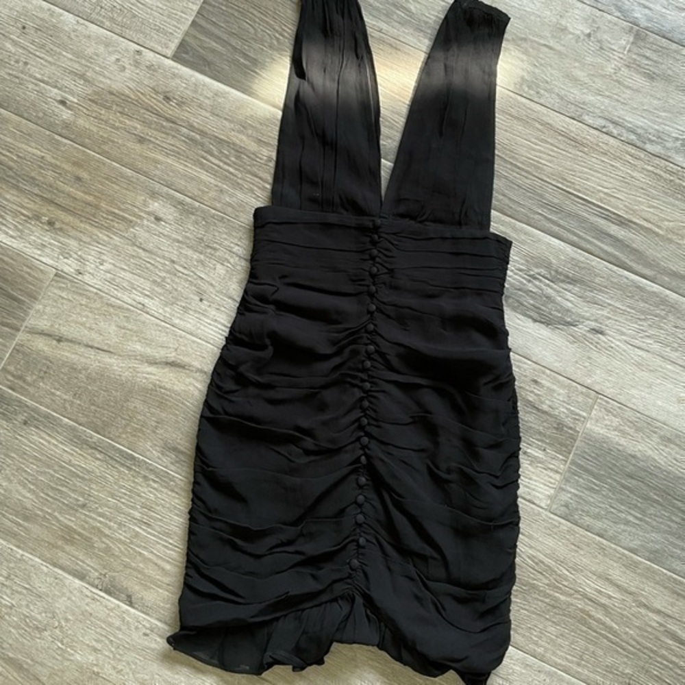 Little black Button down club dress - Picture 3 of 10